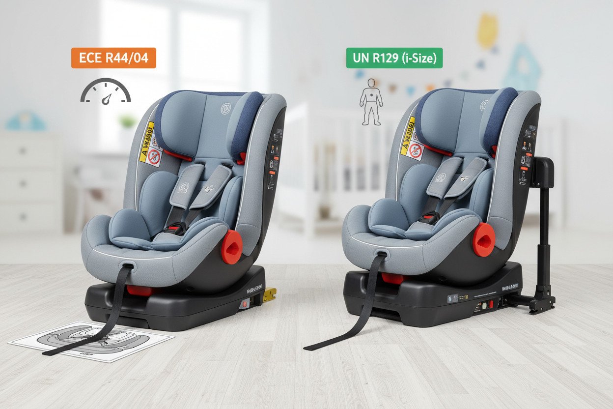 Certyfikat i-Size — czym różni się od starej normy R44